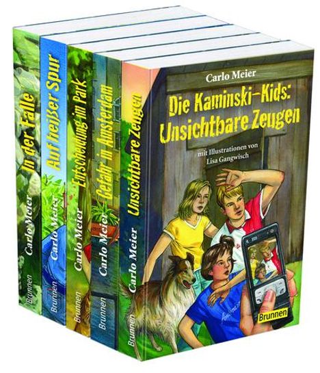 Carlo Meier: Die Kaminski-Kids - Paket 2. Band 6-10, 5 Bücher