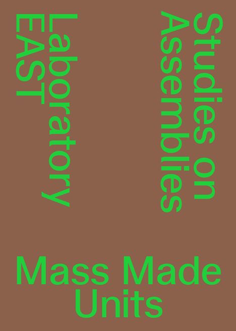 Mass Made Units, Buch