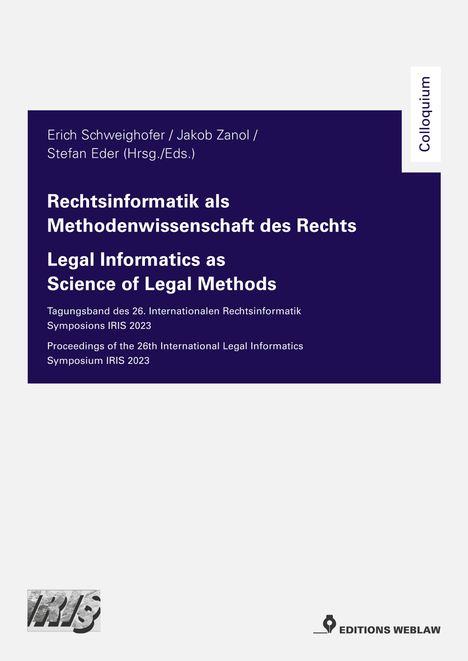 Rechtsinformatik als Methodenwissenschaft des Rechts, Buch