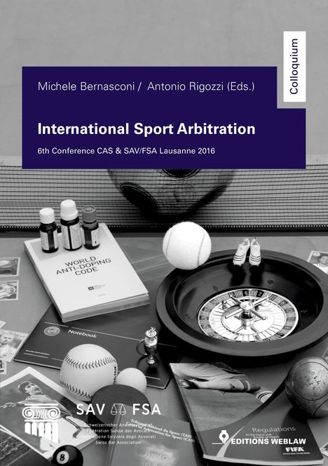 Michele Bernasconi: International Sport Arbitration, Buch