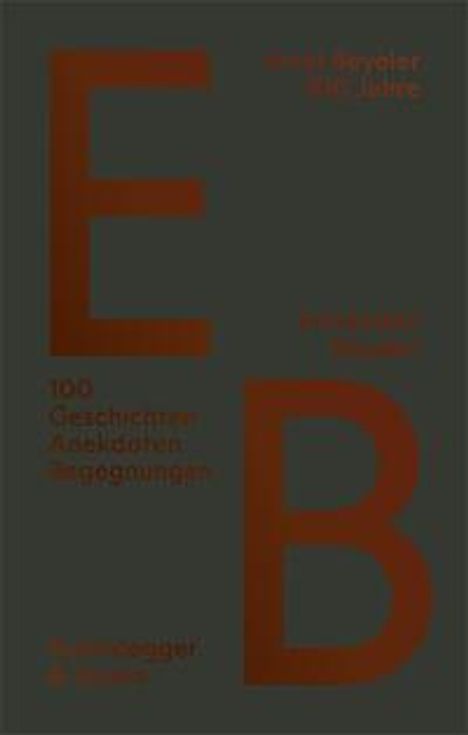 Susanne Kübler: Ernst Beyeler - 100 Jahre, Buch