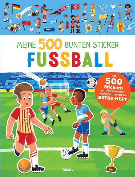 Meine 500 bunten Sticker - Fussball, 48 Bücher