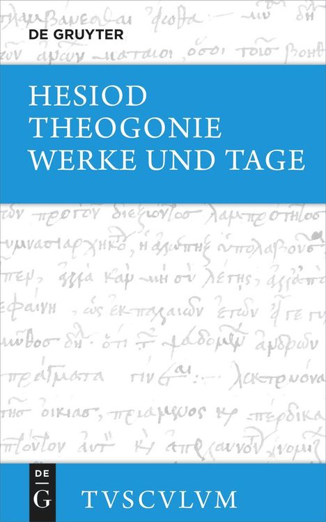 Hesiod: Theogonie / Werke und Tage, Buch