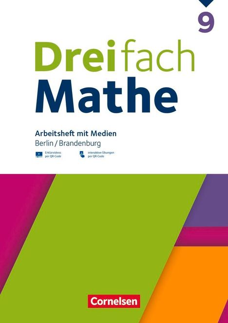 Dreifach Mathe 9. Schuljahr - Berlin und Brandenburg - Arbeitsheft mit Medien und Lösungen, Buch