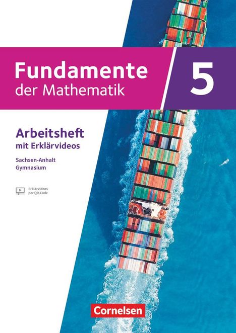 Fundamente der Mathematik 5. Schuljahr. Sachsen-Anhalt - Arbeitsheft zum Schulbuch mit Medien und Lösungen, Buch