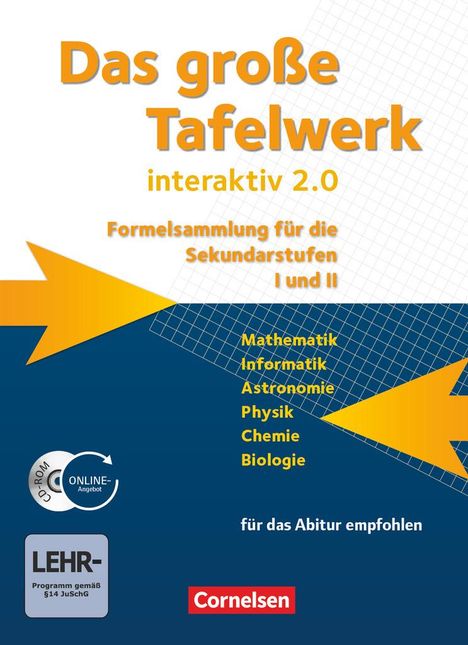 Andreas Gramm: große Tafelwerk interaktiv 2.0 Math./SB/CD-ROM/Westl. Bdl., Buch