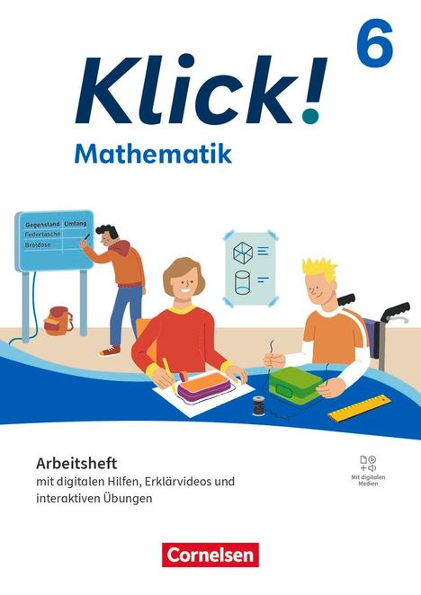 Klick! Mathematik 6.Schuljahr - Ausgabe ab 2024 - Arbeitsheft mit digitalen Medien, Buch
