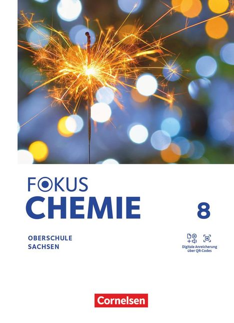 Fokus Chemie 8. Schuljahr Mittlere Schulformen. Oberschulen Sachsen - Schulbuch, Buch