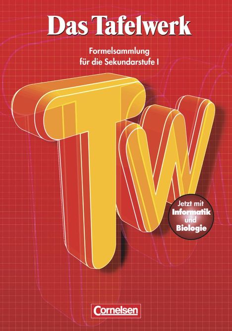 Rüdiger Erbrecht: Das Tafelwerk - Formelsammlung für die Sekundarstufe I - Östliche Bundesländer und Berlin, Buch