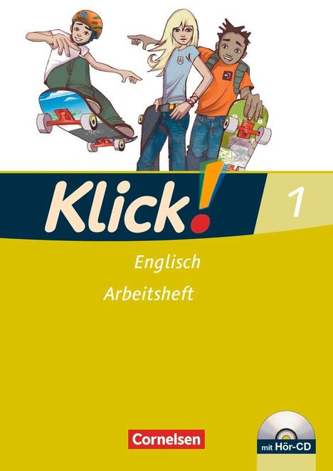 Angela Backhaus: Klick! Englisch 1: 5. Schuljahr. Arbeitsheft mit Hör-CD, Buch