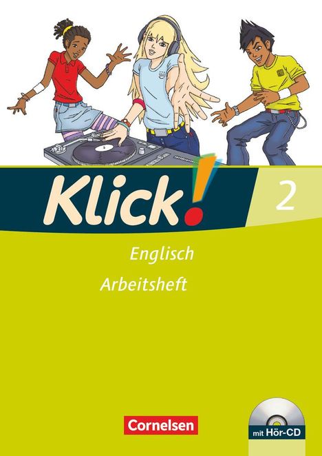 Angela Backhaus: Klick! Englisch 2: 6. Schuljahr. Arbeitsheft mit Hör-CD, Buch
