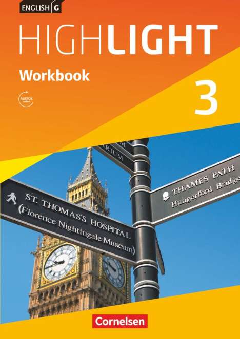 Gwen Berwick: English G Highlight 03: 7. Schuljahr Hauptschule. Workbook mit Audios online, Buch