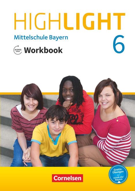 Gwen Berwick: Highlight 6. Jahrgangsstufe - Mittelschule Bayern - Workbook mit Audios online, Buch