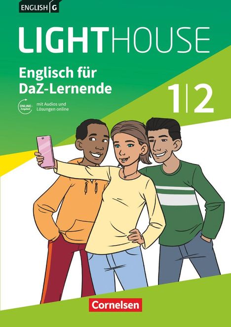 Priscilla Lavodrama: English G LIGHTHOUSE 01/02: 5./6. Schuljahr. Englisch-Module für DaZ-Lernende. Arbeitsheft mit Audios und Lösungen online, Buch