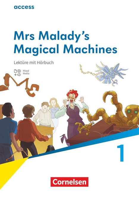Acces Band 2: 6. Schuljahr - Lektüre: Mrs Malady's Magical Machines, Buch