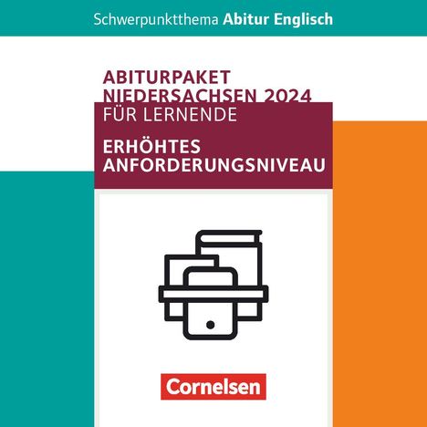 Martina Baasner: Abiturpaket Schwerpunktthema Englisch - Zentralabitur Niedersachsen 2024 - Erhöhtes Anforderungsniveau, Diverse