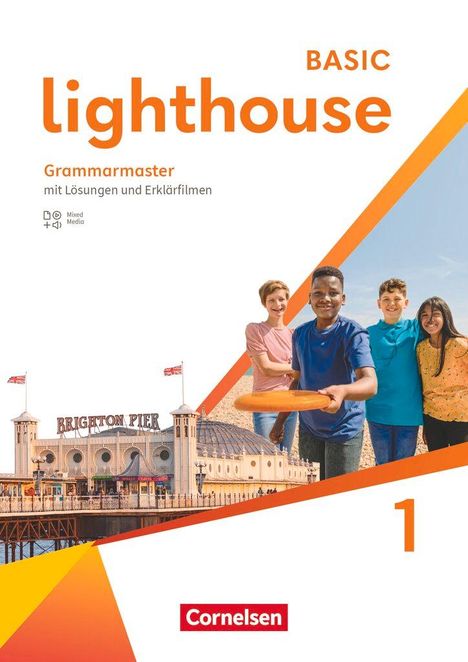 Lighthouse Band 1: 5. Schuljahr - Grammarmaster mit Lösungen und Erklärfilmen, Buch