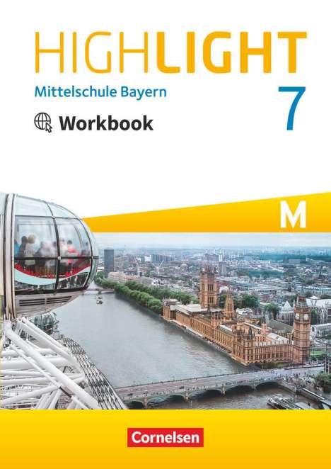 Gwen Berwick: Highlight 7. Jahrgangsstufe - Mittelschule Bayern. Für M-Klassen - Workbook mit Audios online, Buch