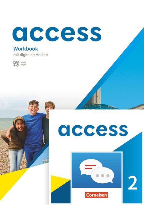 Peadar Curran: Access Band 2: 6. Schuljahr. Workbook mit digitalen Medien - plus Zugangscode zu interaktivem Kompetenztraining in ChatClass, Buch