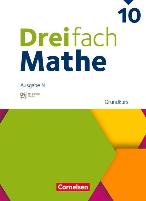 Dreifach Mathe 10. Schuljahr - Grundkurs - Ausgabe N - Schulbuch, Buch