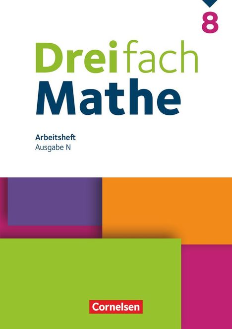 Dreifach Mathe 8. Schuljahr - Arbeitsheft mit Lösungen, Buch