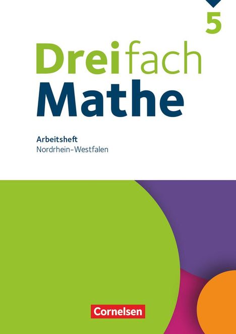 Christina Tippel: Dreifach Mathe 5. Schuljahr - Nordrhein-Westfalen - Arbeitsheft mit Lösungen, Buch