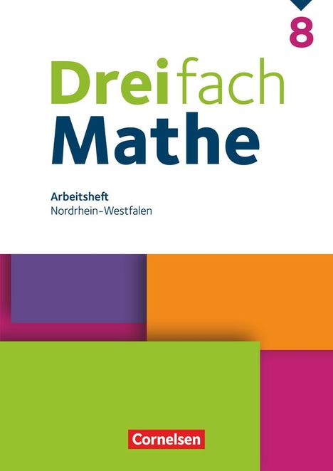 Dreifach Mathe 8. Schuljahr. Nordrhein-Westfalen - Arbeitsheft mit Lösungen, Buch