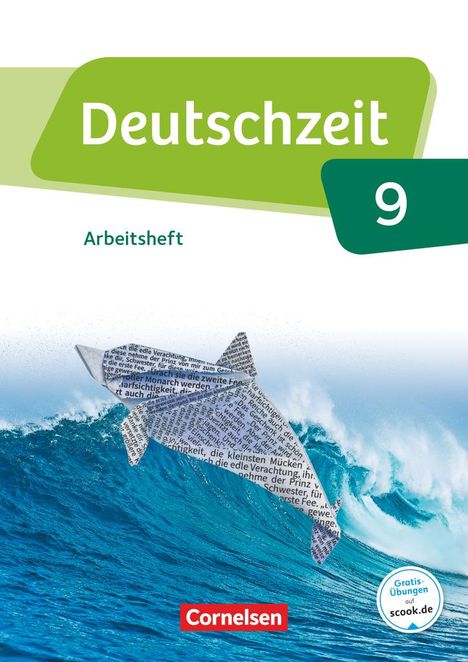 Renate Gross: Deutschzeit 9. Schuljahr - Allgemeine Ausgabe - Arbeitsheft mit Lösungen, Buch