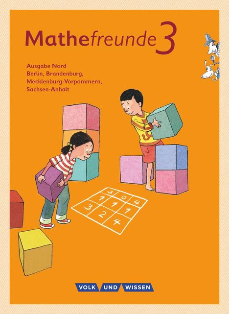 Jana Elsner: Mathefreunde 3. Schuljahr. Schülerbuch mit Kartonbeilagen. Nord, Buch