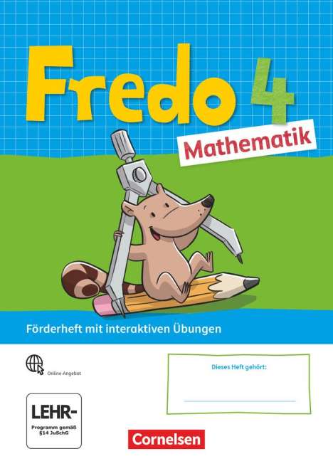 Fredo Mathematik 4. Schuljahr. Ausgabe A - Förderheft mit interaktiven Übungen online, Buch