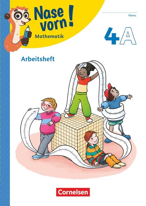 Nase vorn! 4. Schuljahr - Lehrwerk für Mathematik - Ausgabe 2023 - Arbeitsheft Teil A und B, Buch