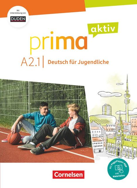 Sabine Jentges: Prima aktiv A2. Band 1 - Kursbuch inkl. PagePlayer-App und interaktiven Übungen, Buch