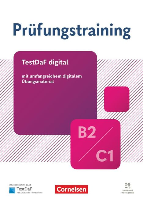 Prüfungstraining DaF. Digitaler TestDaF B2/C1 - Übungsbuch mit Lösungen und Audios als Download, Buch