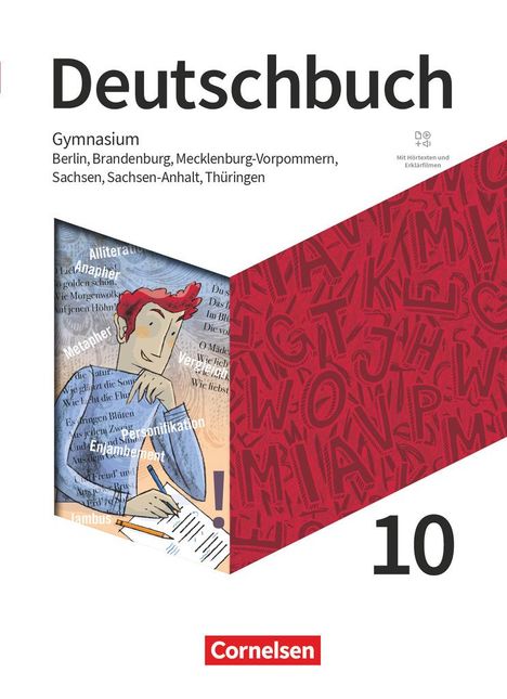 Petra Bowien: Deutschbuch Gymnasium 10. Schuljahr - Berlin, Brandenburg, Mecklenburg-Vorpommern, Sachsen, Sachsen-Anhalt und Thüringen - Schulbuch mit Hörtexten und Erklärfilmen, Buch