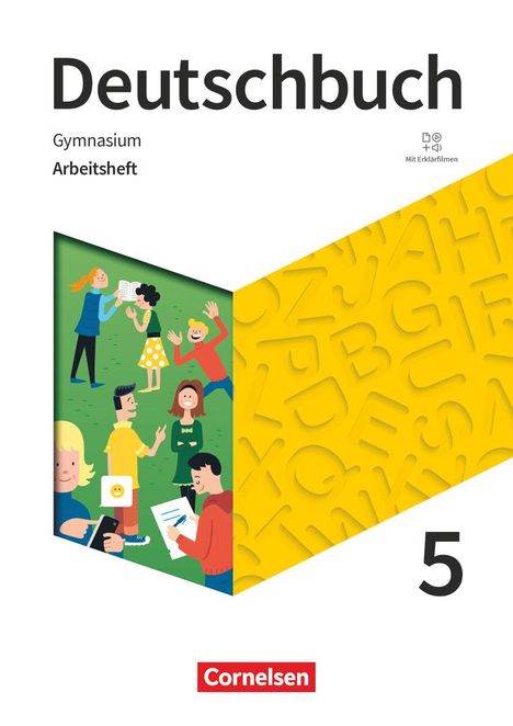 Michael Germann: Deutschbuch Gymnasium 5. Schuljahr- Zu den Ausgaben Allgemeine Ausgabe, NDS, NRW - Arbeitsheft mit Lösungen, Buch