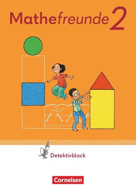 Mathefreunde 2. Schuljahr. Detektivblock mit Aufgaben zum Fordern, Buch