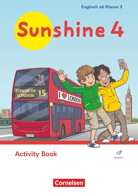 Sunshine - Englisch ab Klasse 3 - Ausgabe 2023 - 4. Schuljahr. Activity Book - Mit Audios (Webcode), Buch