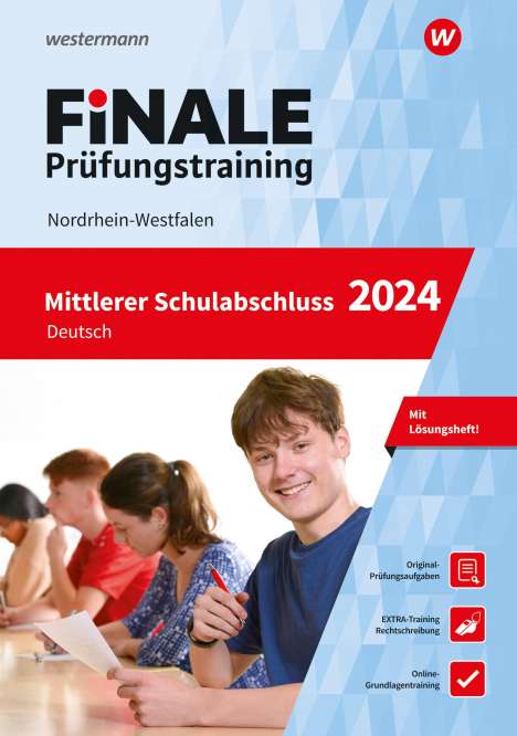 Andrea Heinrichs: FiNALE - Prüfungstraining Mittlerer Schulabschluss Nordrhein-Westfalen. Deutsch 2024, 1 Buch und 1 Diverse