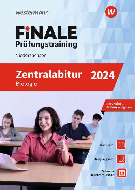 Elena Rey Martinez: FiNALE Prüfungstraining Zentralabitur Niedersachsen. Biologie 2024, 1 Buch und 1 Diverse