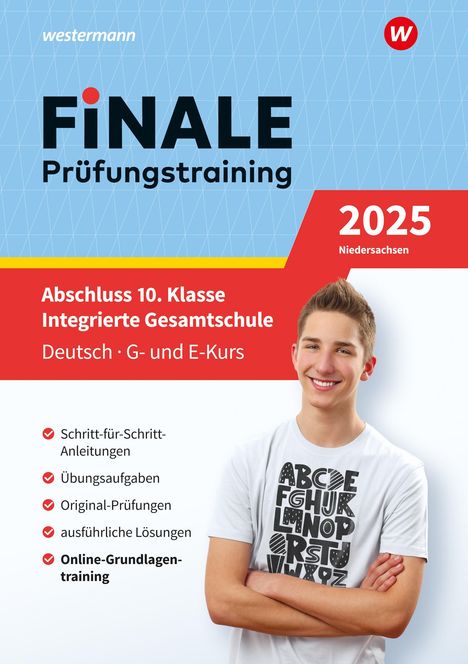 Jelko Peters: FiNALE Prüfungstraining Abschluss Integrierte Gesamtschule Niedersachsen. Deutsch 2025, 1 Buch und 1 Diverse