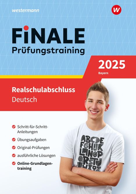 FiNALE - Prüfungstraining Realschulabschluss Bayern. Deutsch 2025, 1 Buch und 1 Diverse