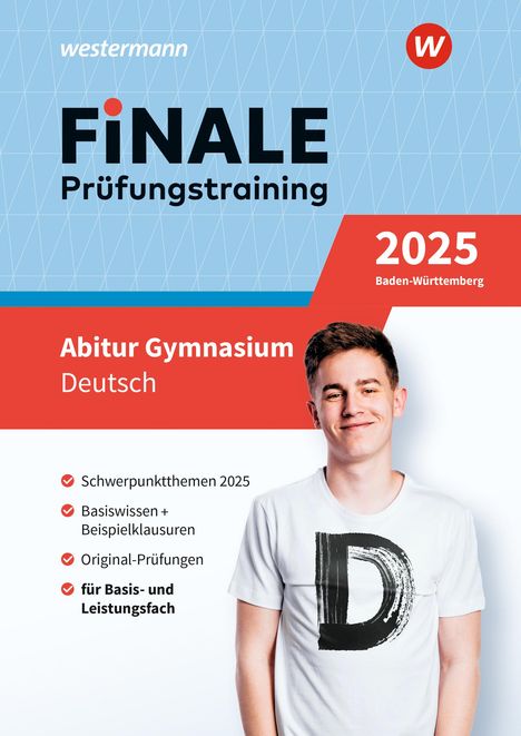 FiNALE Prüfungstraining Abitur Baden-Württemberg. Deutsch 2025, 1 Buch und 1 Diverse