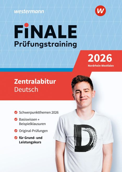 FiNALE Prüfungstraining Zentralabitur Nordrhein-Westfalen. Deutsch 2026, 1 Buch und 1 Diverse