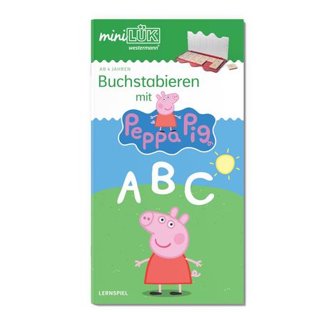 miniLÜK. Kindergarten/Vorschule Buchstabieren mit Peppa Pig, Buch