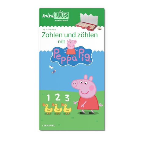 miniLÜK. Kindergarten/Vorschule Zahlen und Zählen mit Peppa Pig, Buch