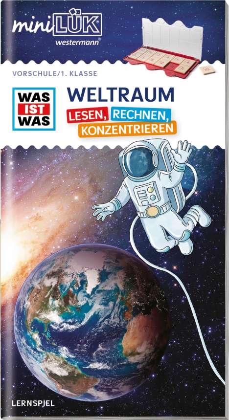 miniLÜK. Kindergarten/ Vorschule: WAS IST WAS WELTRAUM - Lesen, Rechnen, Konzentrieren, Buch