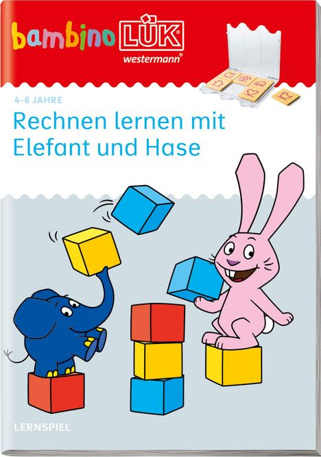 Wibke Bierwald: bambinoLÜK. Vorschule. Erstes Rechnen mit Elefant und Hase. 4/5/6 Jahre, Buch