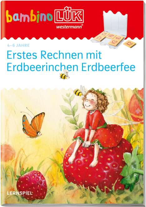 Wibke Bierwald: bambinoLÜK. 4/5/6 Jahre - Vorschule: Erdbeerinchen Erstes Rechnen, Buch