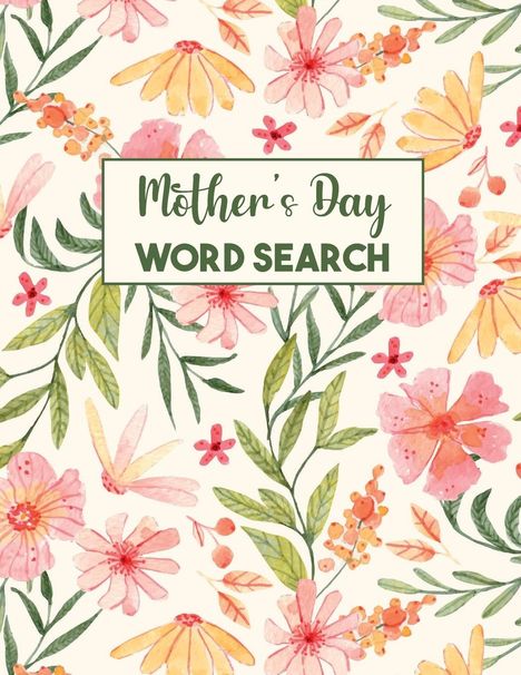 Laura Bidden: Mother's Day Word Search, Buch