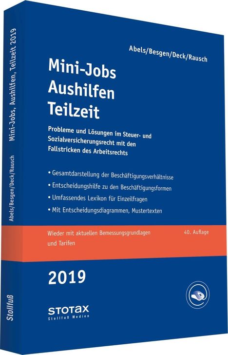 Andreas Abels: Mini-Jobs, Aushilfen, Teilzeit 2019, Buch